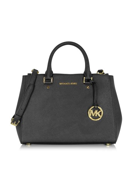 michael kors sutton leather satchel|Michael Kors large satchel handbag.